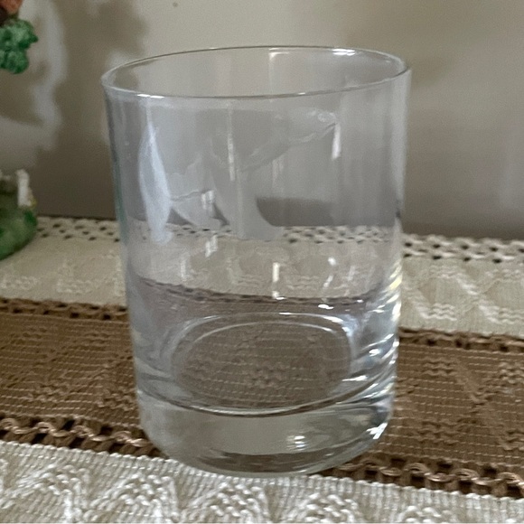 Vintage Georg Jensen Etched Polar Bear Clear Glass Glass - Picture 2 of 8